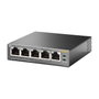 TP-Link TL-SG1005P Switch Gigabit de 5 puertos con 4 puertos PoE, Negro