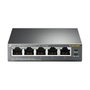 TP-Link TL-SG1005P Switch Gigabit de 5 puertos con 4 puertos PoE, Negro