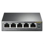 TP-Link TL-SG1005P Switch Gigabit de 5 puertos con 4 puertos PoE, Negro