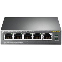 TP-Link TL-SG1005P Switch de Sobremesa 5 Puertos Gigabit 10/100/1000 Mbps con 4 Puertos PoE (IEEE 802.3af), No Gestionable, 56W Total