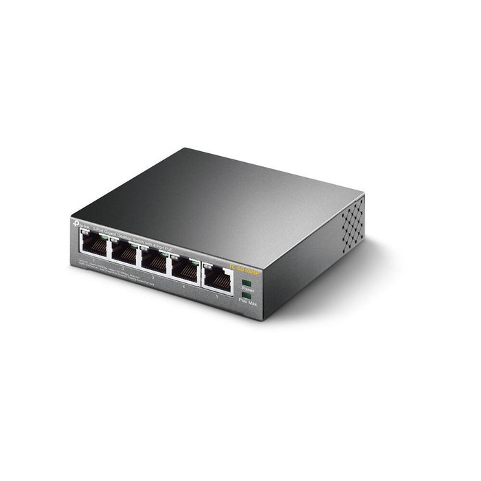 TP-Link TL-SG1005P Switch Gigabit de 5 puertos con 4 puertos PoE, Negro