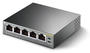 TP-Link TL-SG1005P Switch Gigabit de 5 puertos con 4 puertos PoE, Negro