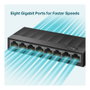 TP-Link LS1008G LiteWave 8 Puertos Gigabit Ethernet Negro