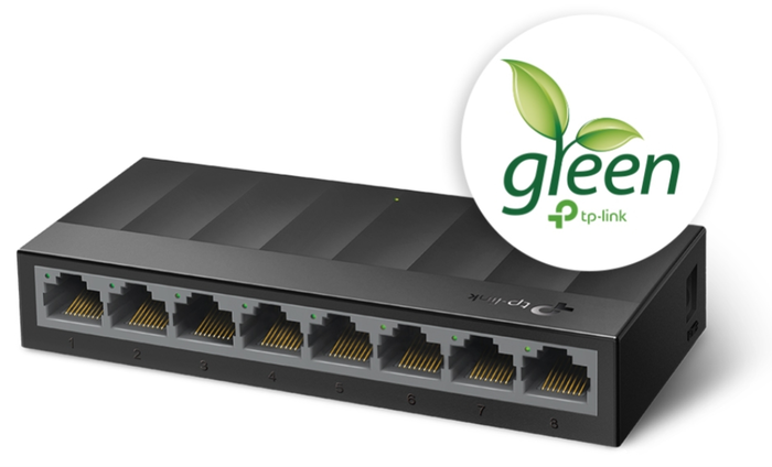 TP-Link LS1008G LiteWave 8 Puertos Gigabit Ethernet Negro