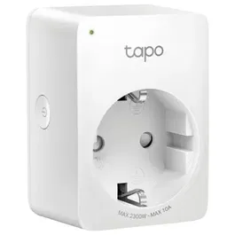 Tp-Link Enchufe Inteligente WiFi Tapo P100, Control Remoto, Programación, Control por Voz, Diseño Compacto, Fácil Instalación