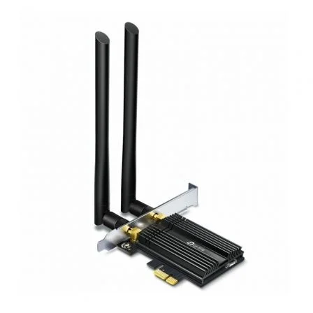TP-Link Archer TX50E Adaptador PCIe Wi-Fi 6 AX3000 Bluetooth 5.0 para PC - 2402 Mbps (5 GHz) + 574 Mbps (2.4 GHz), 2 Antenas, WPA3, Compatible con Windows 10 TP-Link Archer TX50E Adaptador PCIe Wi-Fi 6 AX3000 Bluetooth 5.0 para PC - 2402 Mbps (5 GHz) + 574 Mbps (2.4 GHz), 2 Antenas, WPA3, Compatible con Windows 10