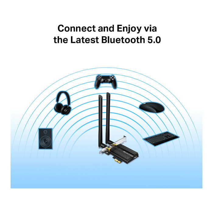 TP-Link Archer TX50E AX3000 Wi-Fi 6 y Bluetooth 5.0 PCIe TP-Link Archer TX50E AX3000 Wi-Fi 6 y Bluetooth 5.0 PCIe