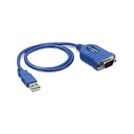 TRENDnet TU-S9 Convertidor USB a Serial, USB Tipo A a DB-9 Macho, Color Azul, Certificaciones CE y FCC