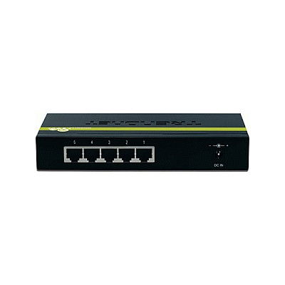 TRENDnet TEG-S50G Switch de Red Gigabit Ethernet 5 Puertos 10/100/1000 Mbps, No Administrado, Full Duplex, con Auto MDI/MDI-X, Cumple FCC/CE