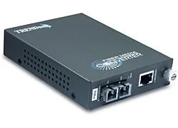 Trendnet TFC-1000S20 Convertidor de Medio Gigabit Ethernet 2000 Mbit/s 1310 nm Monomodo