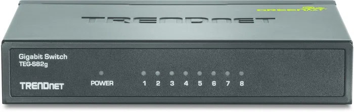 TRENDnet TEG-S82g Switch GREENnet de 8 Puertos Gigabit TRENDnet TEG-S82g Switch GREENnet de 8 Puertos Gigabit