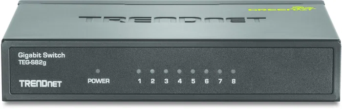 TRENDnet TEG-S82g Switch GREENnet de 8 Puertos Gigabit Ethernet