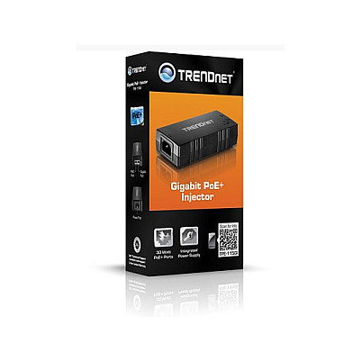 Inyector PoE Trendnet TPE-115GI Negro Inyector PoE Trendnet TPE-115GI Negro