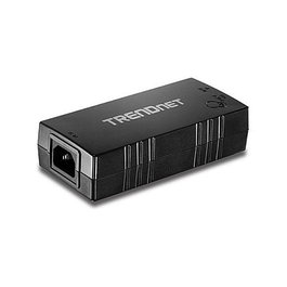 TRENDnet TPE-115GI PoE+ Gigabit Inyector Ethernet con 2 Puertos RJ-45, IEEE 802.3at, Compatible con Cat. 5/5e, Alimentación 100-240V