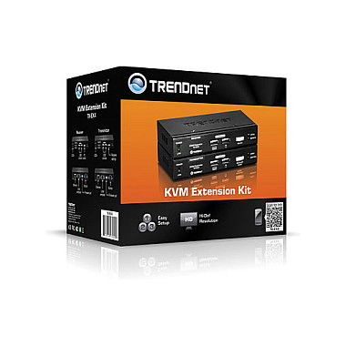TRENDnet TK-EX4 Kit de Extensión USB KVM, USB, VGA, RJ-45, Extensión hasta 100 m, 0 - 40 °C