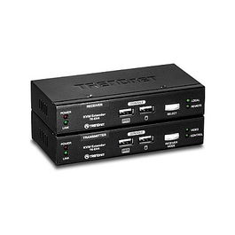 TRENDnet TK-EX4 Kit de Extensión USB KVM, USB, VGA, RJ-45, Extensión hasta 100 m, 0 - 40 °C