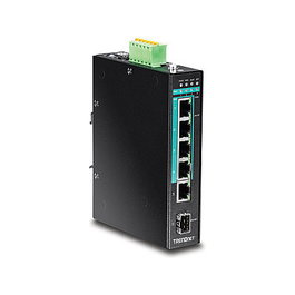 TRENDnet TI-PG541 Switch Industrial 5 Puertos Gigabit PoE+
