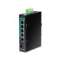 TRENDnet TI-PG541 Switch Industrial 5 Puertos Gigabit PoE+