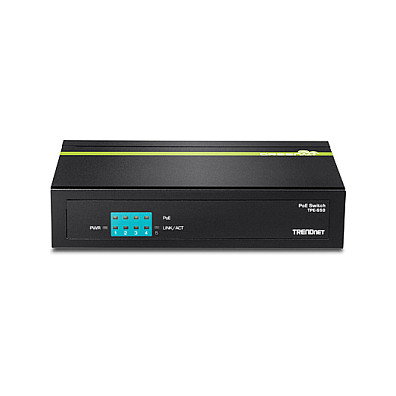 TRENDnet TPE-S50 Switch de Red No Administrado 5 Puertos Fast Ethernet PoE L2 con 4 Puertos PoE+ (Hasta 31W), Negro, Conector DC TRENDnet TPE-S50 Switch de Red No Administrado 5 Puertos Fast Ethernet PoE L2 con 4 Puertos PoE+ (Hasta 31W), Negro, Conector DC