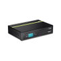 TRENDnet TPE-S50 Switch de Red No Administrado 5 Puertos Fast Ethernet PoE L2 con 4 Puertos PoE+ (Hasta 31W), Negro, Conector DC