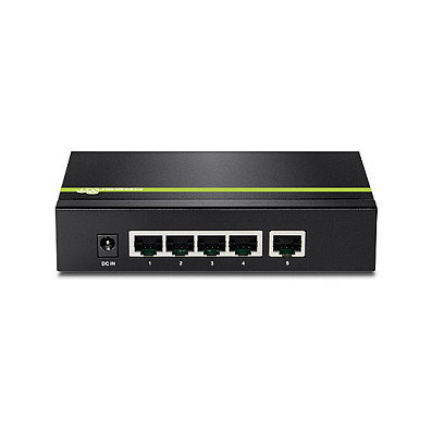 TRENDnet TPE-S50 Switch de Red No Administrado 5 Puertos Fast Ethernet PoE L2 con 4 Puertos PoE+ (Hasta 31W), Negro, Conector DC TRENDnet TPE-S50 Switch de Red No Administrado 5 Puertos Fast Ethernet PoE L2 con 4 Puertos PoE+ (Hasta 31W), Negro, Conector DC