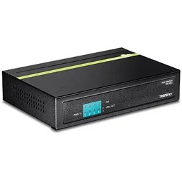 Trendnet TPE-S50 Switch No Administrado L2 Fast Ethernet 10/100 PoE Negro