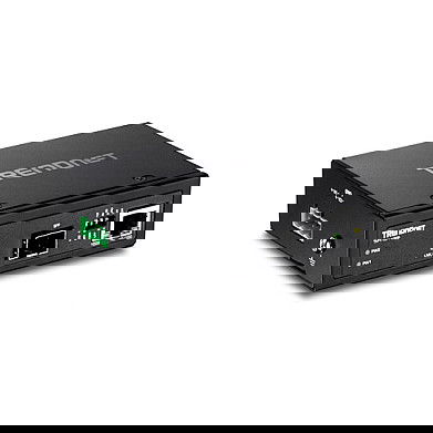 TRENDnet TI-F11SFP Convertidor de Medios Ethernet a Fibra SFP, Gigabit 10/100/1000 Mbps, Full Duplex, Negro, para Distancias Hasta 80 km