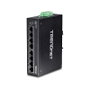 TRENDnet TI-G80 Switch Industrial Gigabit 8 Puertos No Administrado, L2, Montaje DIN-Rail, Negro, 16 Gb/s, IP30