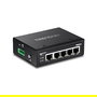 TRENDnet Switch Industrial TI-G50, 5 Puertos Gigabit No Administrado, Montaje DIN Rail, Metal IP30, Rango Temp -40 a 75 grados C