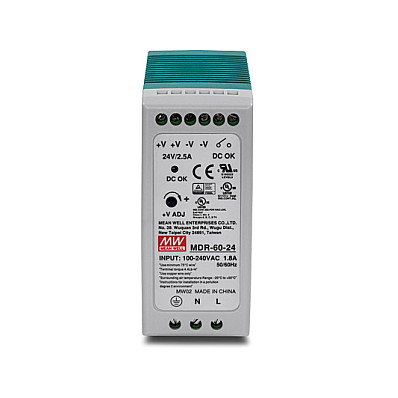 Trendnet TI-M6024 Fuente de alimentación industrial de 60 W para carril DIN Trendnet TI-M6024 Fuente de alimentación industrial de 60 W para carril DIN