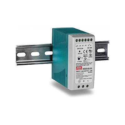 Trendnet TI-M6024 Fuente de alimentación industrial de 60 W para carril DIN Trendnet TI-M6024 Fuente de alimentación industrial de 60 W para carril DIN
