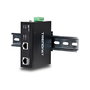 TRENDnet TI-IG30 Inyector PoE+ Industrial con Gehrteter Gigabit Ethernet, 30W, 2 Puertos, Negro, 10/100/1000 Mbps, -40 a 75°C