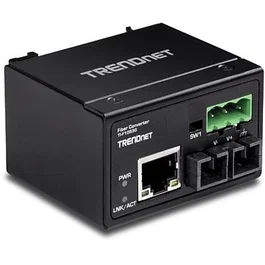 Trendnet TI-F10S30 Convertidor de Medio 200 Mbit/s 1310 nm Monomodo Negro