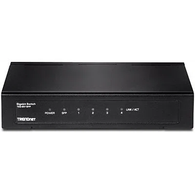 Trendnet TEG-S51SFP Switch Gigabit Ethernet con 1 ranura SFP, Negro Trendnet TEG-S51SFP Switch Gigabit Ethernet con 1 ranura SFP, Negro