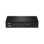 TRENDnet TEG-S51SFP Conmutador de Red Gigabit Ethernet 10/100/1000 de 5 Puertos, 4 RJ-45 + 1 SFP, No Administrado, Full Duplex, Negro, Montaje de Pared