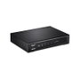 TRENDnet TEG-S51SFP Conmutador de Red Gigabit Ethernet 10/100/1000 de 5 Puertos, 4 RJ-45 + 1 SFP, No Administrado, Full Duplex, Negro, Montaje de Pared