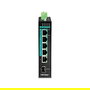 TRENDnet TI-PG541i Switch Industrial Gestionado Gigabit L2+ con PoE+ | 5 Puertos RJ-45 y 1 SFP | Montaje en Carril DIN