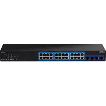 Switch Trendnet TEG-30284 1000 Mbit/s Negro Switch Trendnet TEG-30284 1000 Mbit/s Negro