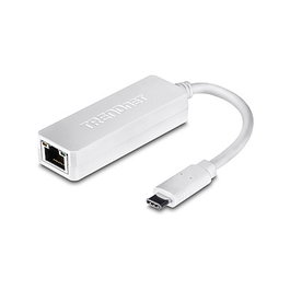 TRENDnet TUC-ETG Adaptador Ethernet USB-C a RJ45 Gigabit 2000 Mbps, Blanco