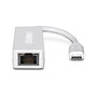 TRENDnet TUC-ETG Adaptador Ethernet USB-C a RJ45 Gigabit 2000 Mbps, Blanco