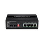 TRENDnet Switch Industrial TI-UPG62 4-Port Gigabit PoE+ con 2 SFP, 240W, Montaje DIN-Rail/IP30, No Administrado