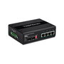 TRENDnet Switch Industrial TI-UPG62 4-Port Gigabit PoE+ con 2 SFP, 240W, Montaje DIN-Rail/IP30, No Administrado