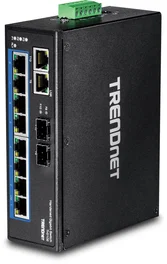 Trendnet TI-G102 Switch Gigabit Ethernet 10/100/1000 Full Duplex Montaje de Pared Negro
