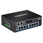 TRENDnet TI-G102 Switch Industrial Gigabit de 10 Puertos con Montaje en Riel DIN