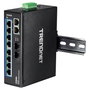 TRENDnet TI-G102 Switch Industrial Gigabit de 10 Puertos con Montaje en Riel DIN