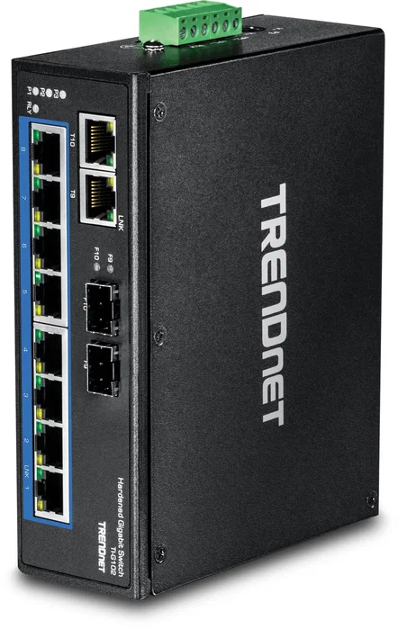 TRENDnet TI-G102 Switch Industrial Gigabit de 10 Puertos