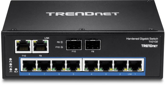 TRENDnet TI-G102 Switch Industrial Gigabit de 10 Puertos