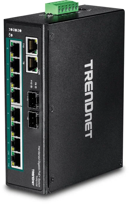 Trendnet TI-PG102 Switch No Administrado Gigabit Ethernet PoE 10/100/1000 Full Duplex Montaje Pared Negro Trendnet TI-PG102 Switch No Administrado Gigabit Ethernet PoE 10/100/1000 Full Duplex Montaje Pared Negro