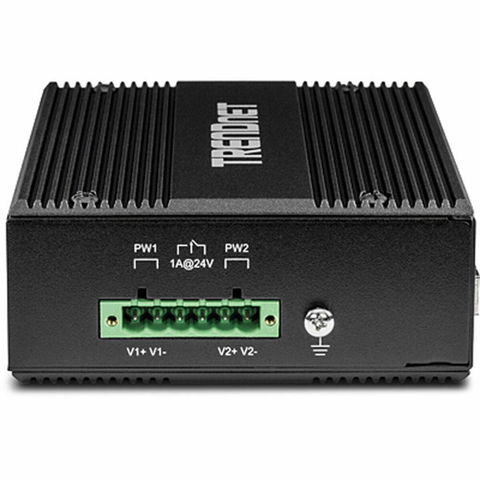 TRENDnet TI-PG62B Switch Industrial Gigabit de 6 Puertos con 4 PoE+ y 2 SFP