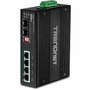 TRENDnet TI-PG62B Switch Industrial Gigabit de 6 Puertos con 4 PoE+ y 2 SFP